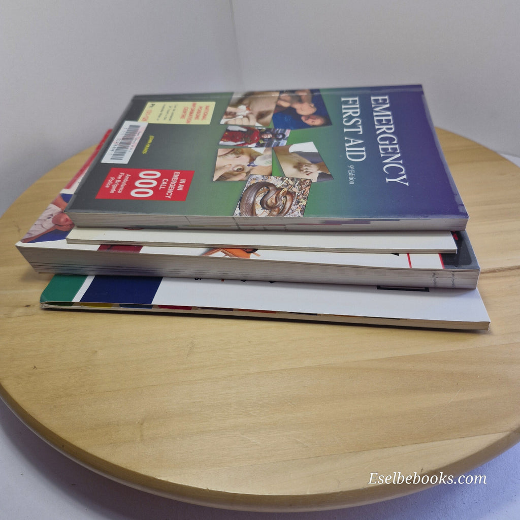 Emergency Medicine/first aid guides x 4 - Australian editions - paperbacks