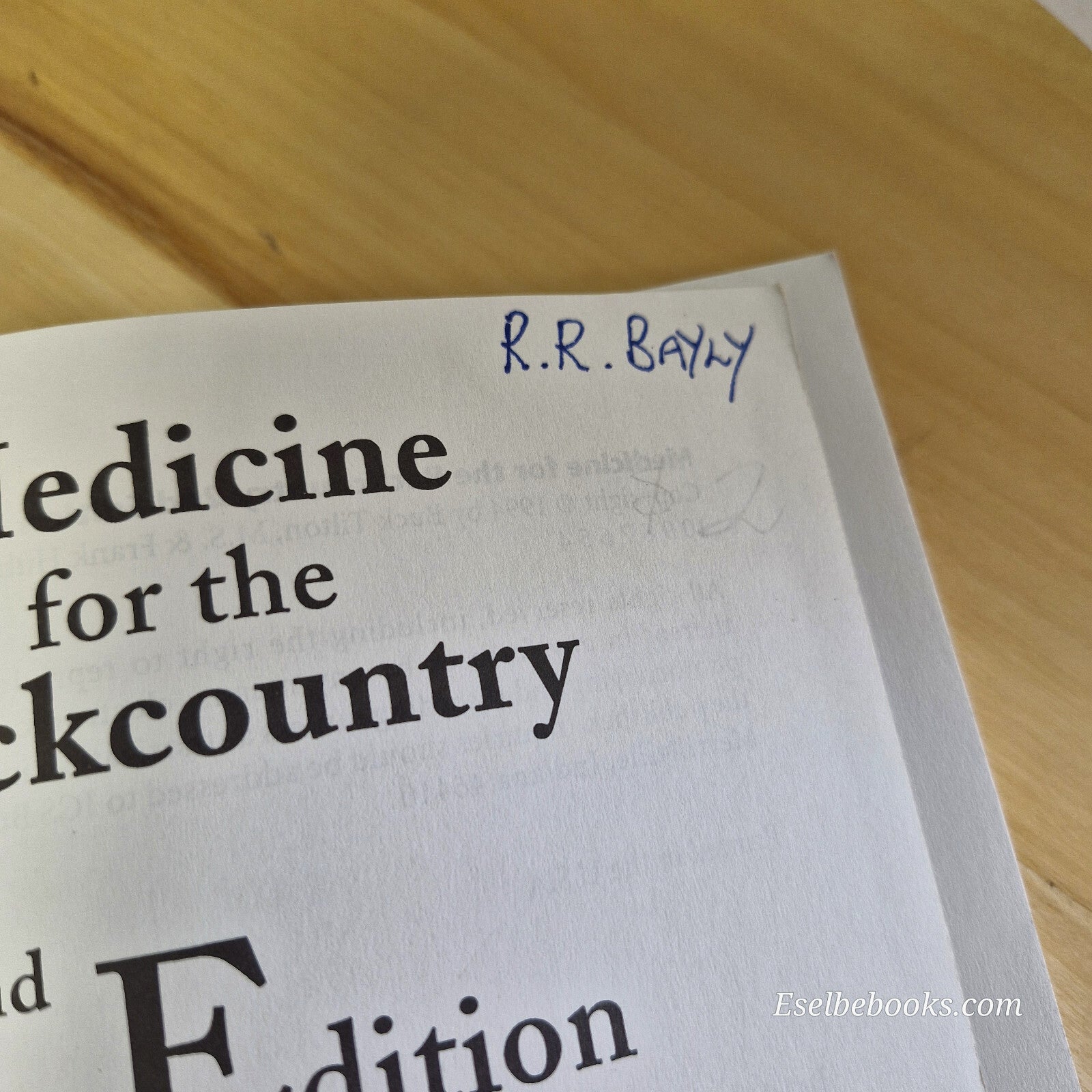 Medicine for the Backcountry 2nd edition By Buck Tilton, Frank Hubbell 1994 -...