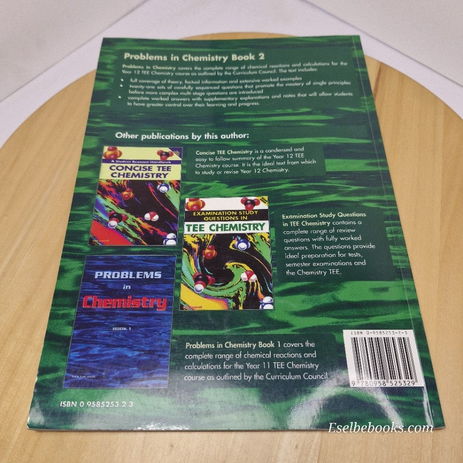 2 chemistry problems/solutions textbooks - paperbacks