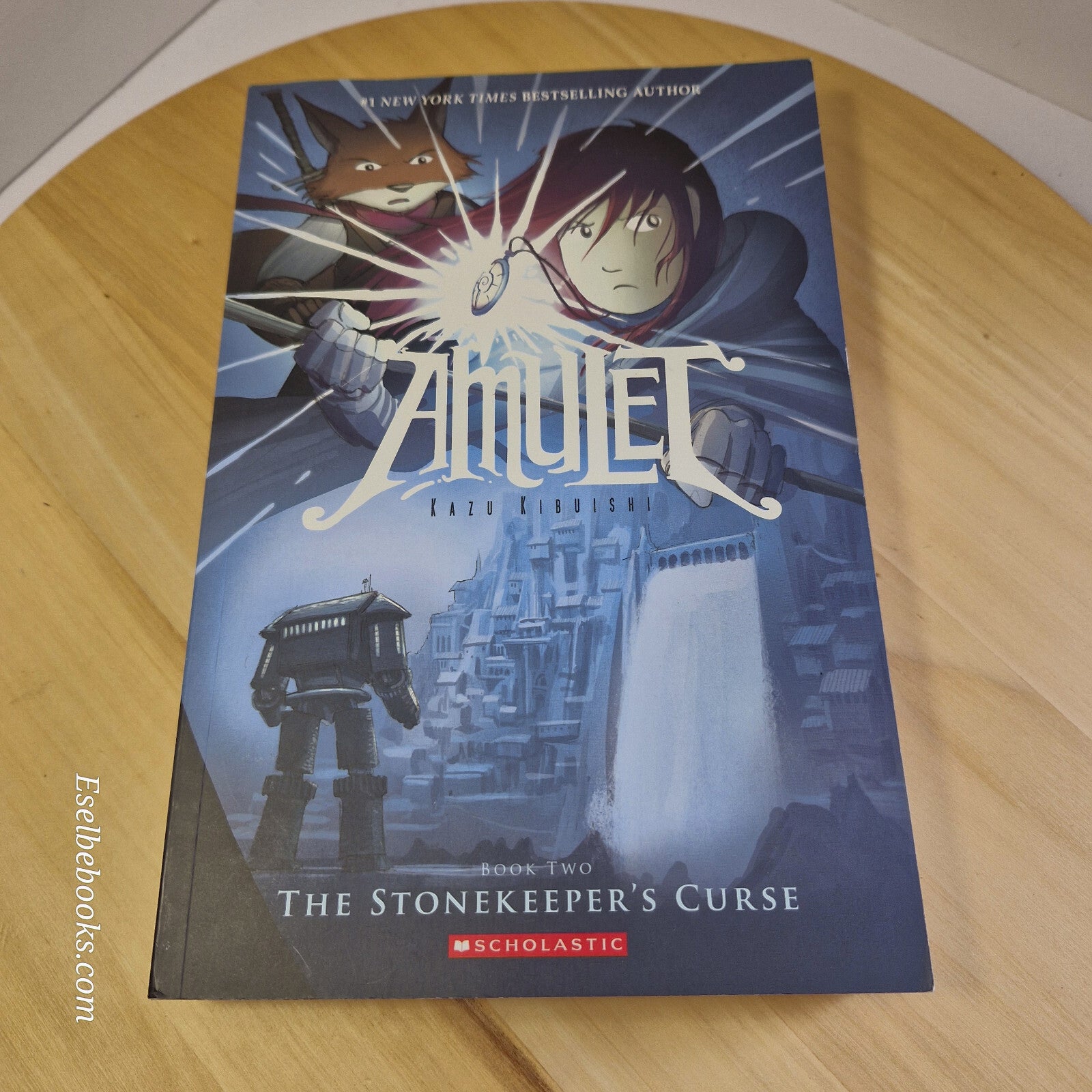 Amulet books 2 and 3 by Kazu Kibuishi - paperbacks