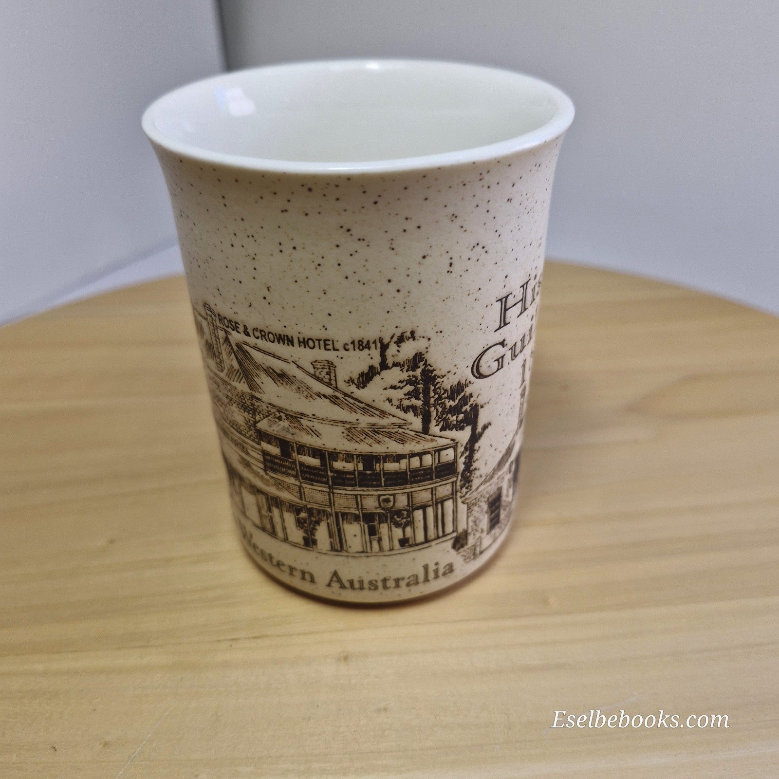 Sandalwood collectible ceramic mug - Rose & Crown Hotel Guildford WA