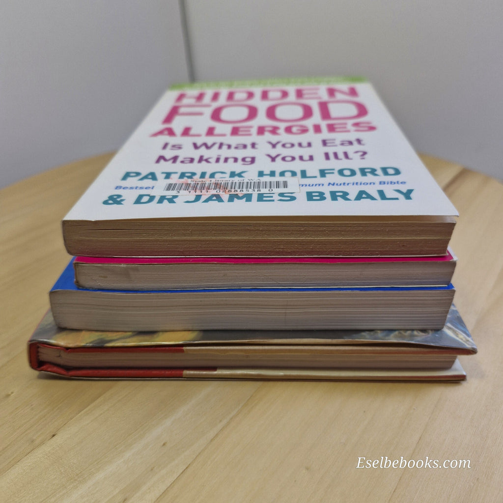 Health: 4 books about allergies and how to identify them - hardback/paperbacks
