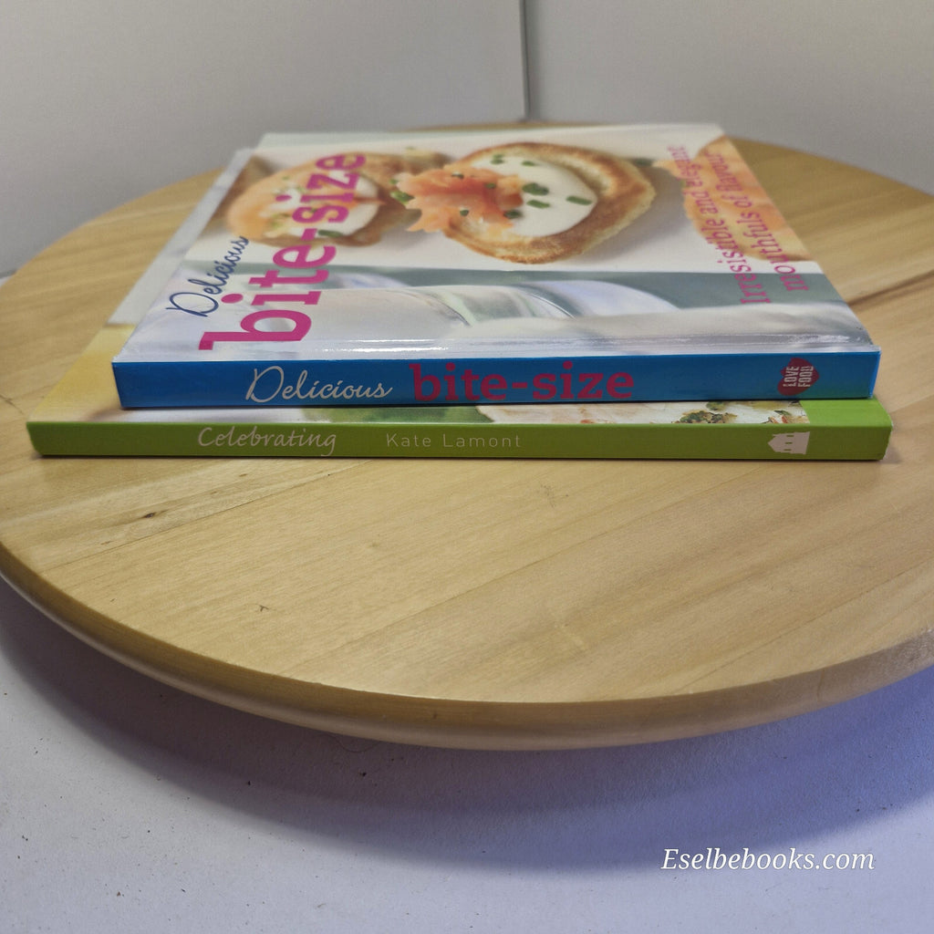 3 x entertaining/party food cookbooks - hardback/paperbacks