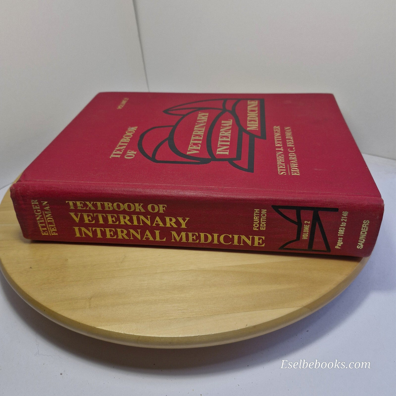 Textbook of Veterinary Internal Medicine Volume 1 & 2 Fourth edition by Ettin...