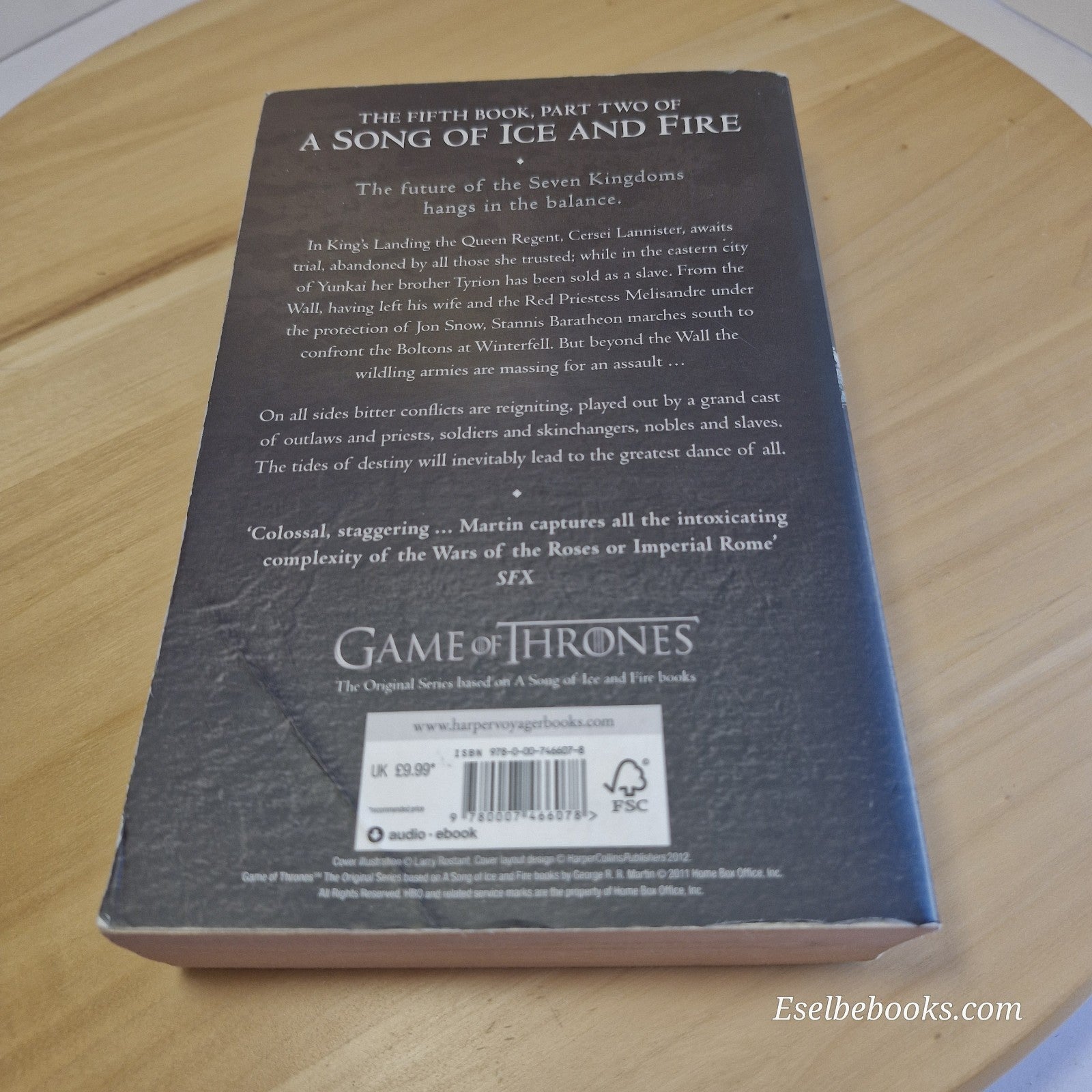 A Game of Thrones: Books  3 4 5  by George R R  Martin - paperbacks