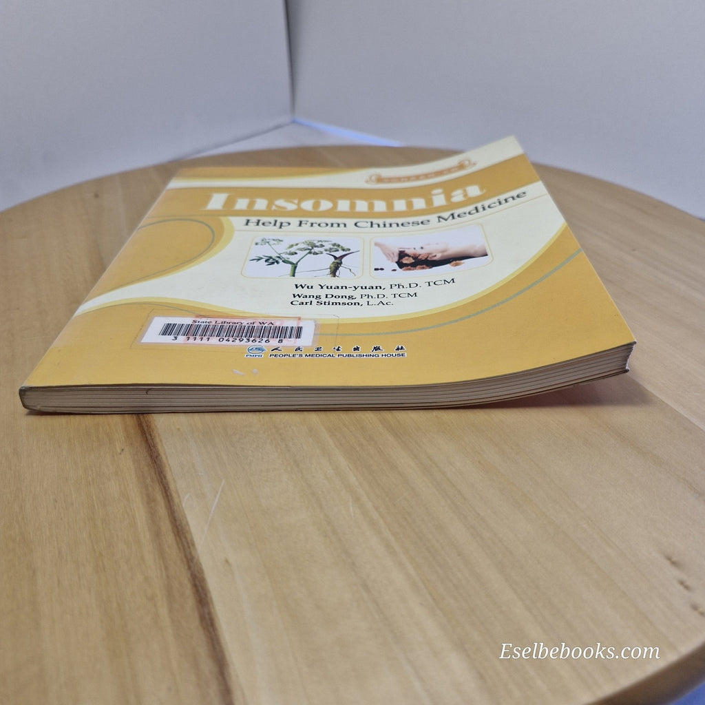 Insomnia Help from Chinese Medicine By Wu; Wang; Stimson 2000 - paperback