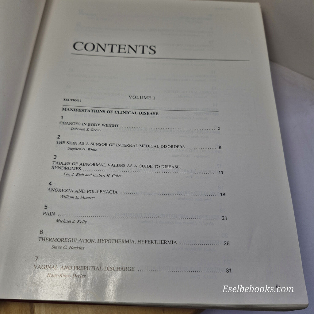 Textbook of Veterinary Internal Medicine Volume 1 & 2 Fourth edition by Ettin...