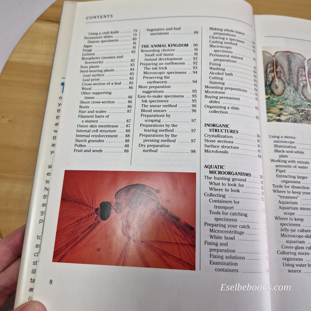 The use of the microscope by Gray & Exploring with the microscope by Nachtigall