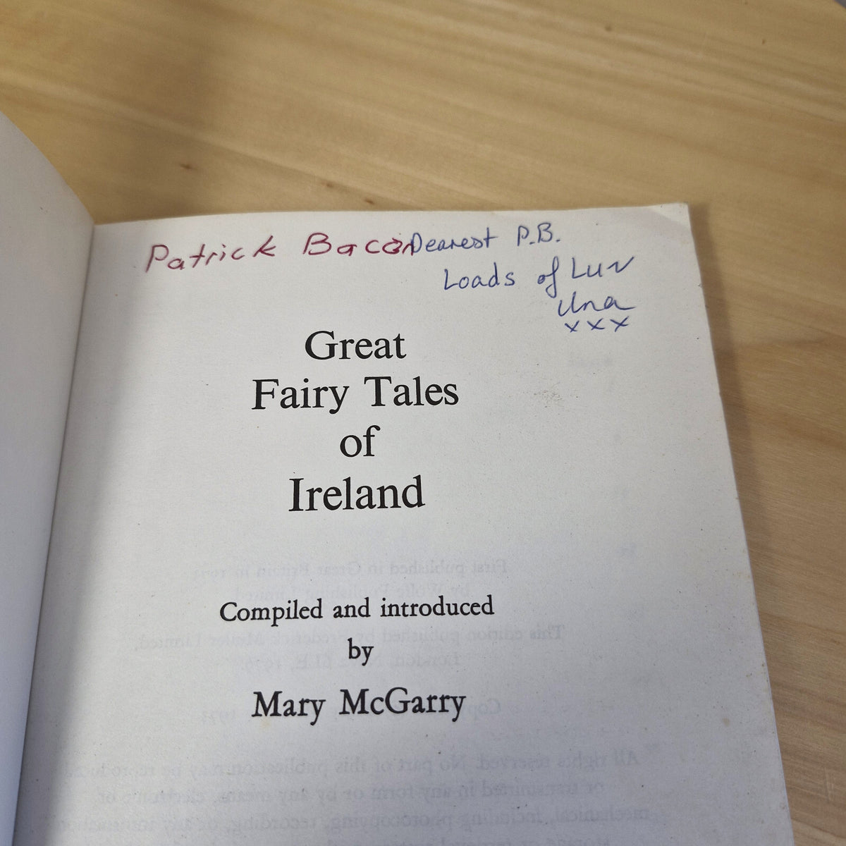 Great Fairy Tales of Ireland compiled by Mary McGarry - 1979 - vintage paperback