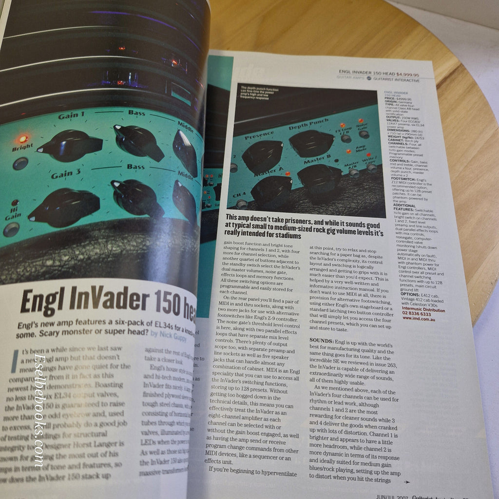 Guitarist Australia magazine Issue 15 June/July 2007 - NO CD