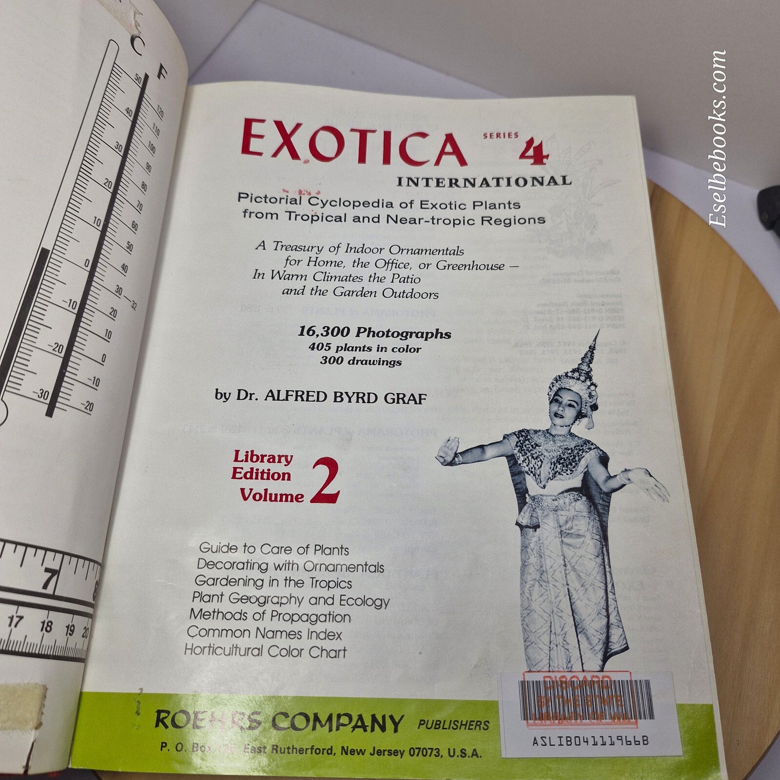 Exotica, Series 4 International Pictorial Cyclopedia of Exotic Plants from Tr...