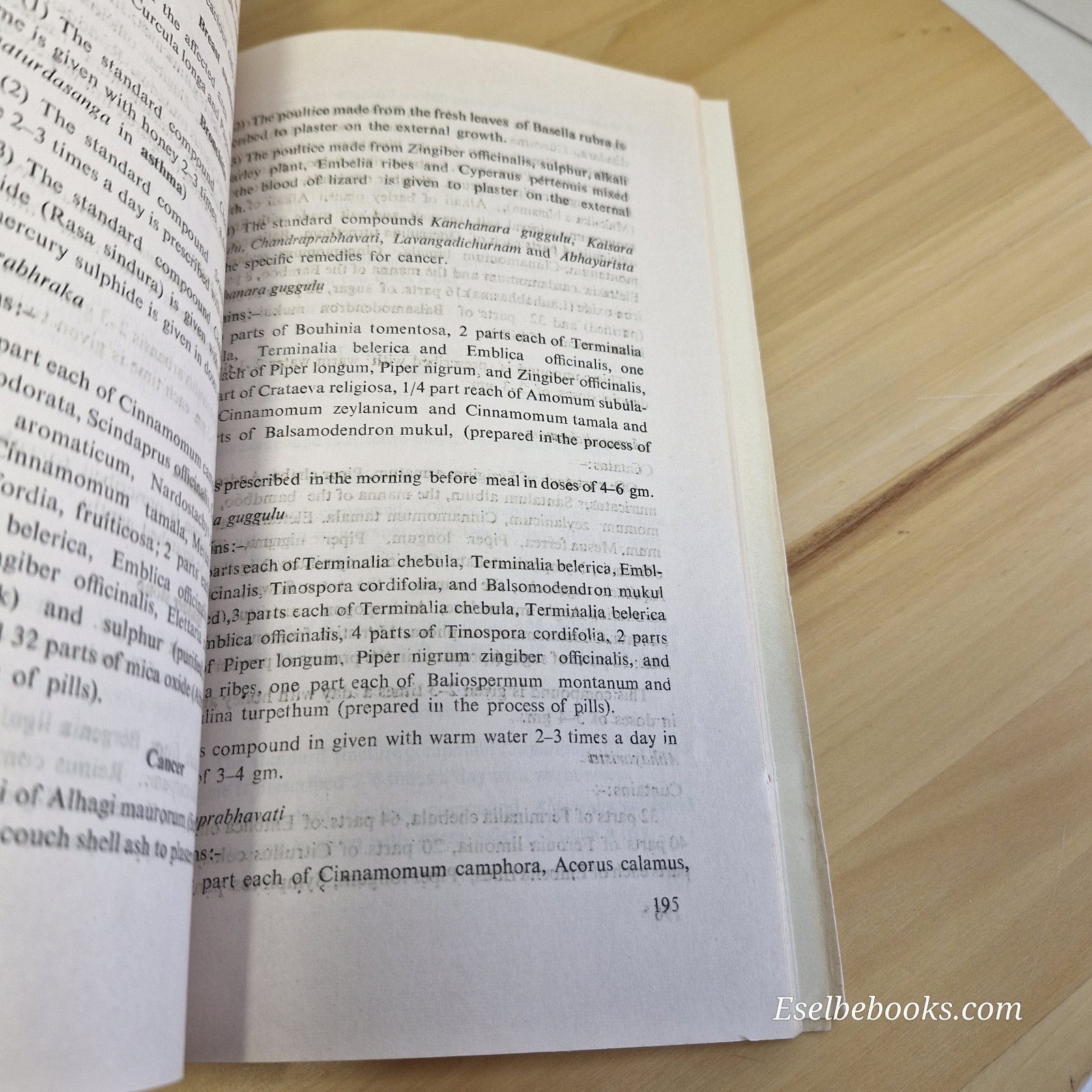 Ayurvedic Medicinal Plants and General Treatment By Mana Bajra Bajracharya