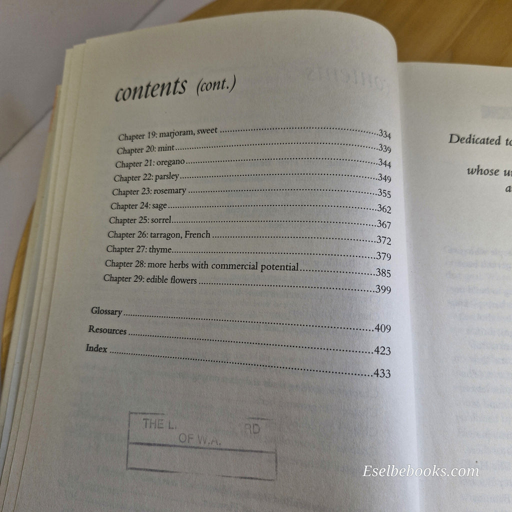 Growing and Selling Fresh Cut Herbs By Sandie Shores · 1999 - hardback