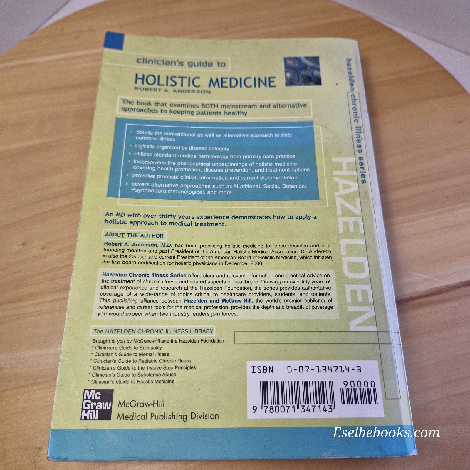 Clinician's Guide to Holistic Medicine By Robert A Anderson · 2001 - paperback