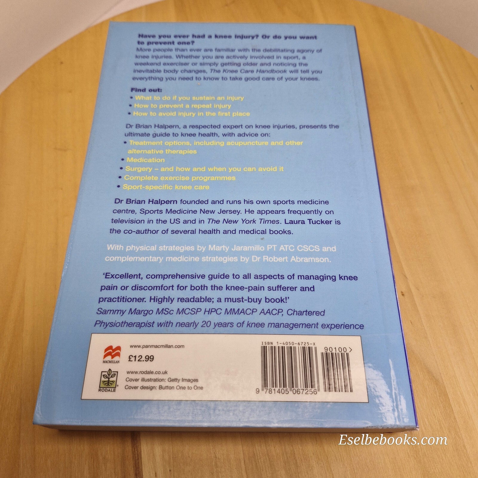 The Knee Care Handbook A Complete Guide to Knee Health for Life By Brian Halp...