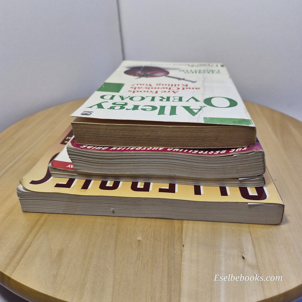 Health: 4 x  dealing with allergies books - paperbacks