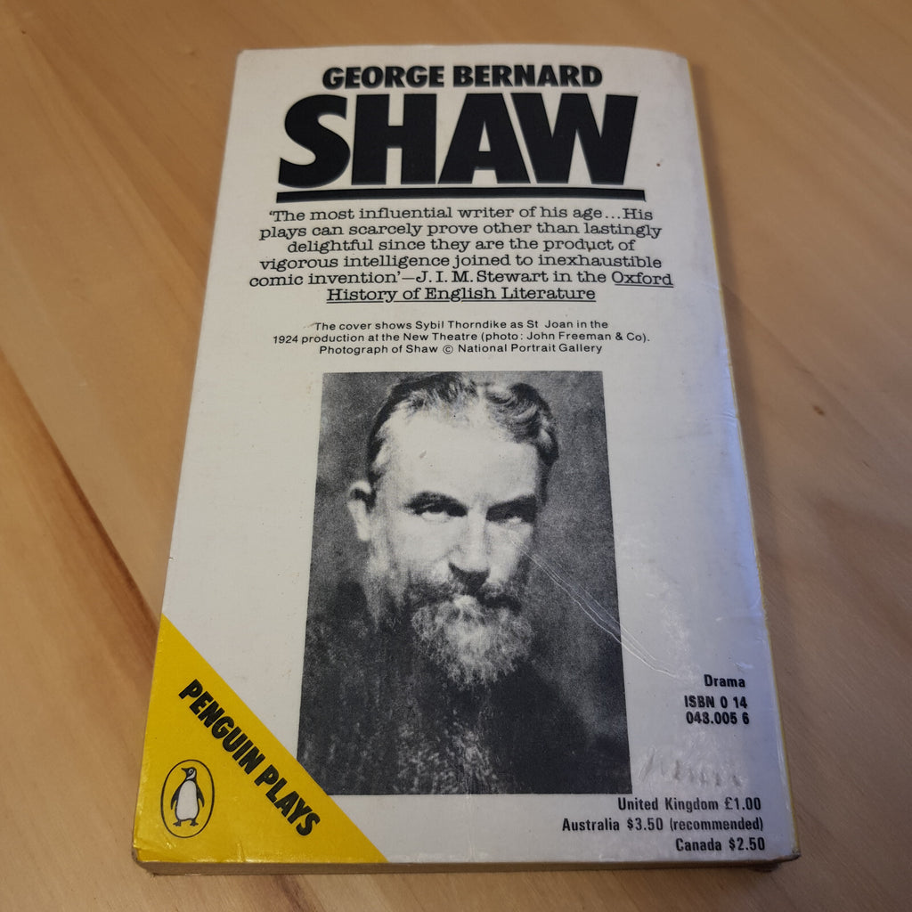 Classic literature/plays: George Bernard Shaw - Saint Joan and Androcles and ...