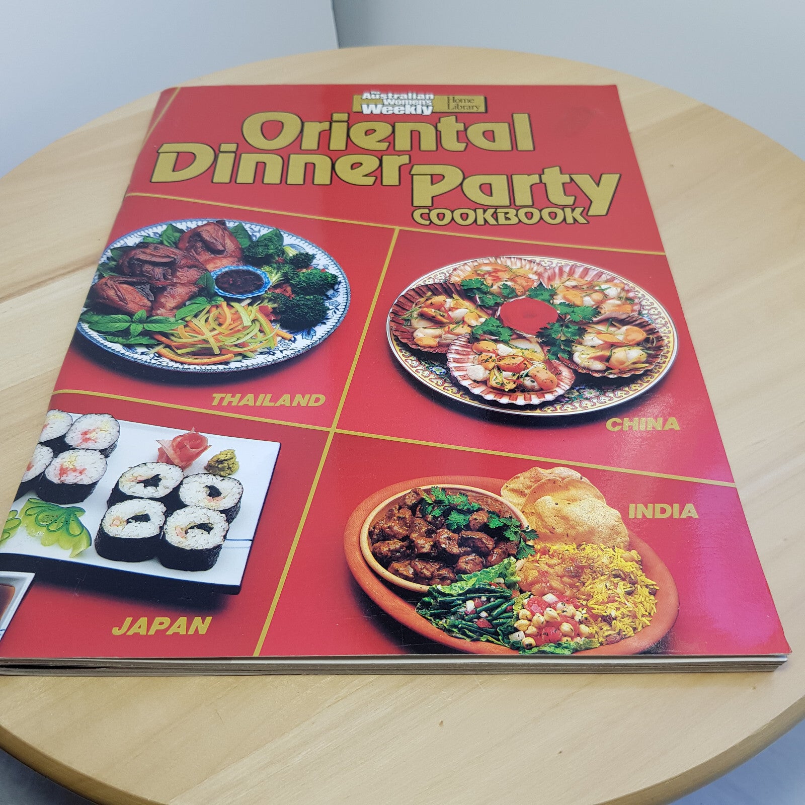3 x Asian cuisine cookbooks by AWW/Family Circle - paperbacks