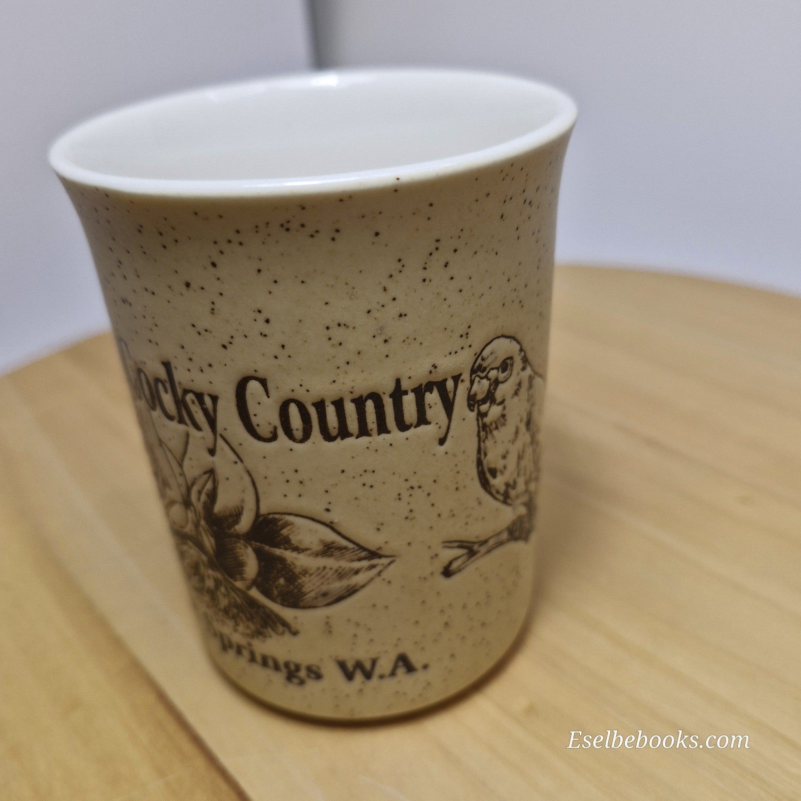 Sandalwood collectible ceramic mug - Talc & Cocky Country - Three Springs WA