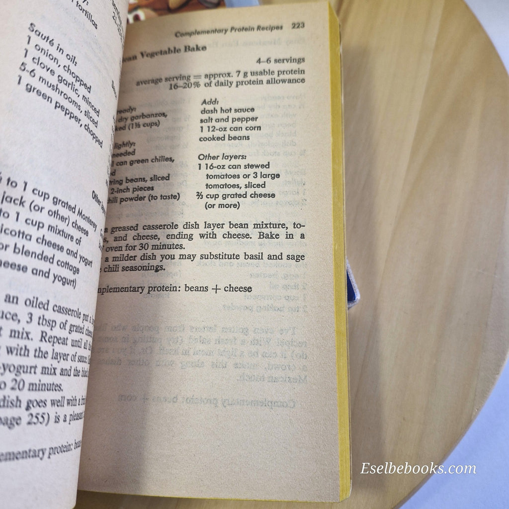 Diet for a Small Planet/Natural oils from nuts & seeds/Recipes for your steamer