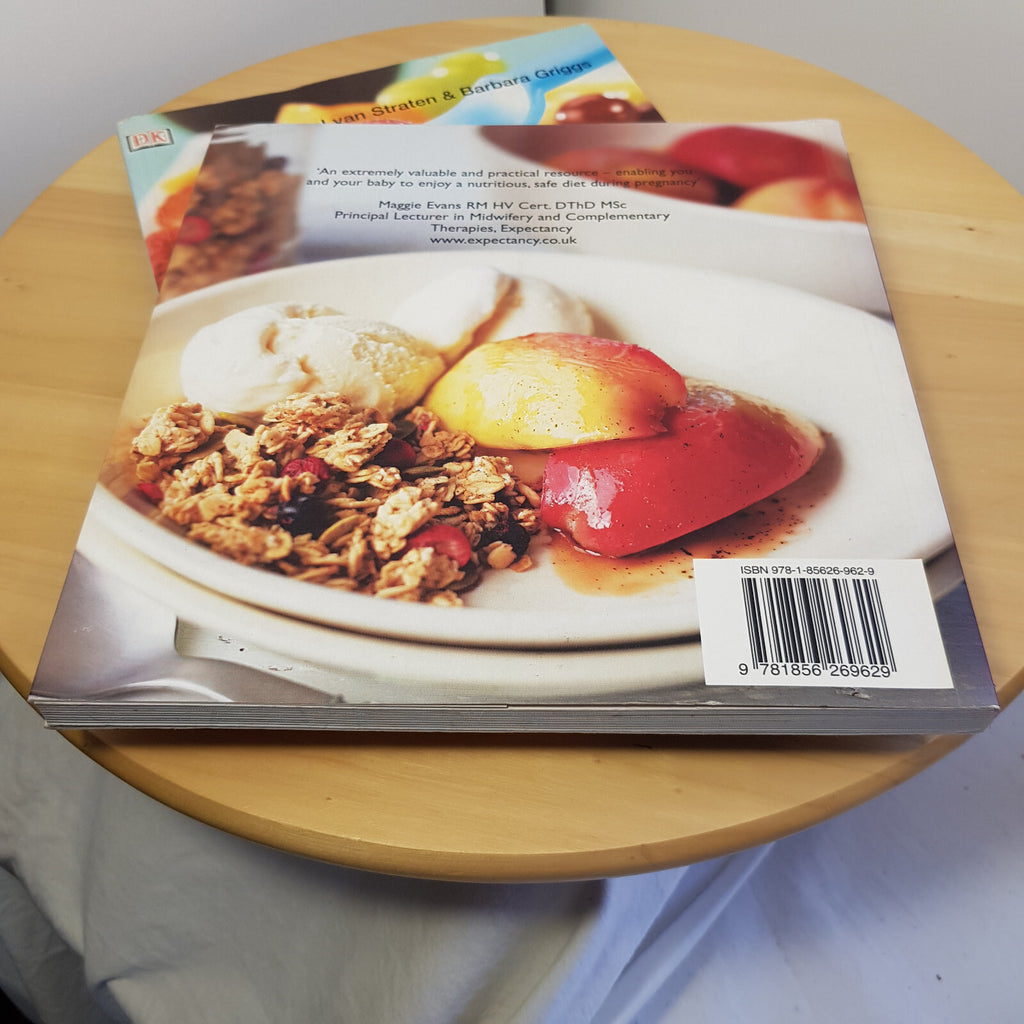 Bundle x 2 books healthy eating for pregnancy and children - paperbacks