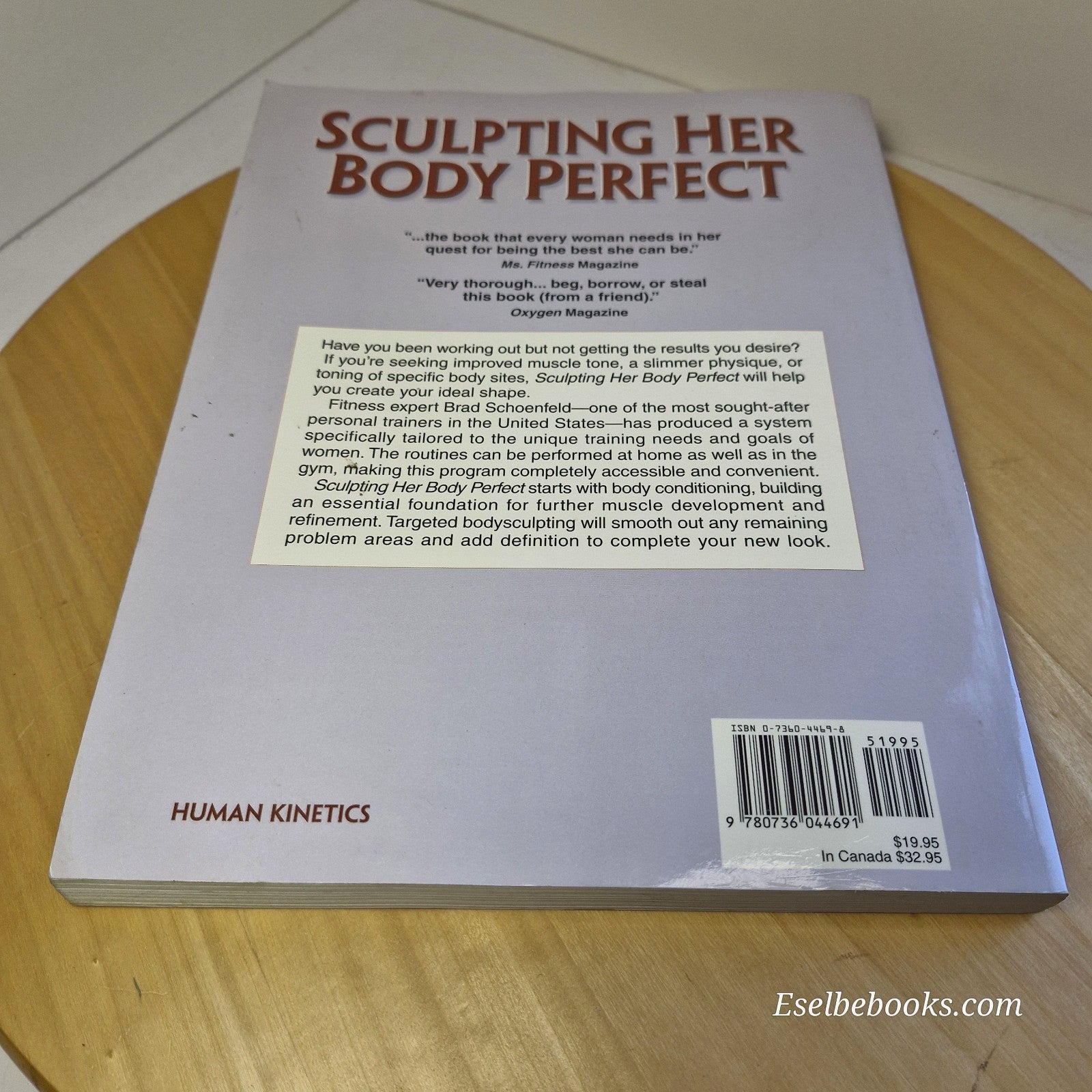 Sculpting Her Body Perfect 2nd edition Brad Schoenfeld - paperback