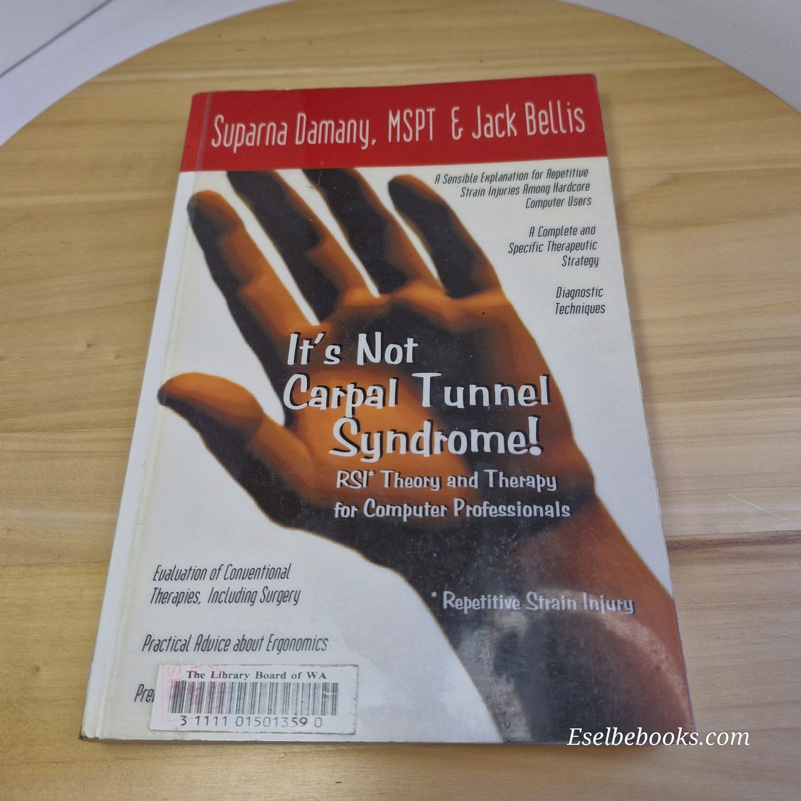 It's Not Carpal Tunnel Syndrome! RSI Theory and Therapy By S Damany, J Bellis