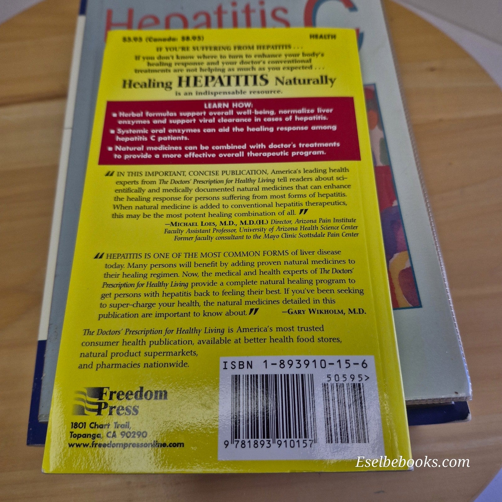 5 books about Hepatitis C - handbook/sourcebook and healing naturally - paperbac