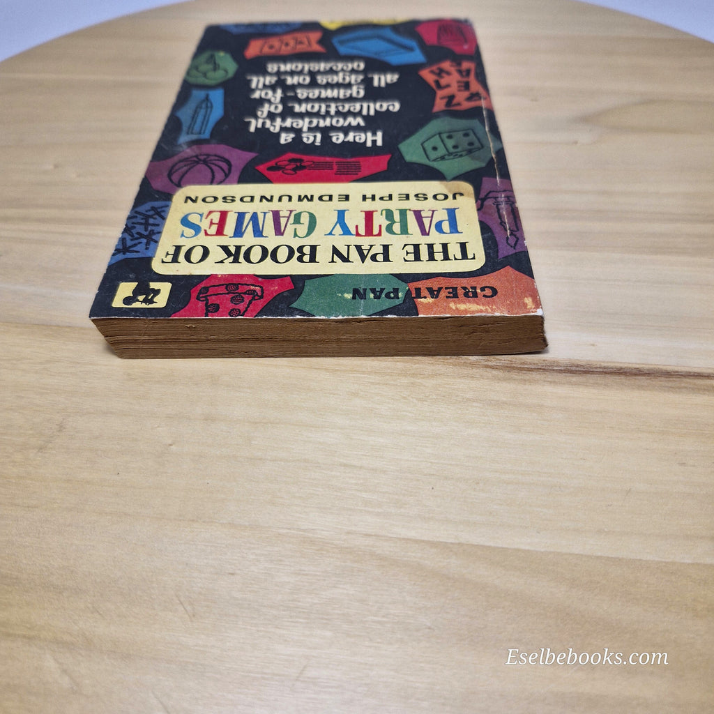 The Pan book of party games by Joseph Edmundson - vintage paperback
