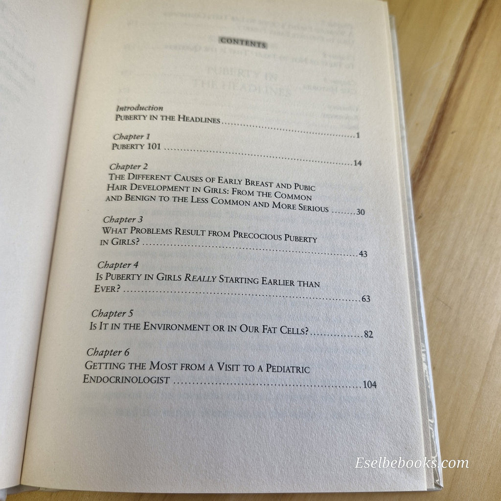 Early Puberty in Girls The Essential Guide by By Paul Kaplowitz · 2004 - hardbac