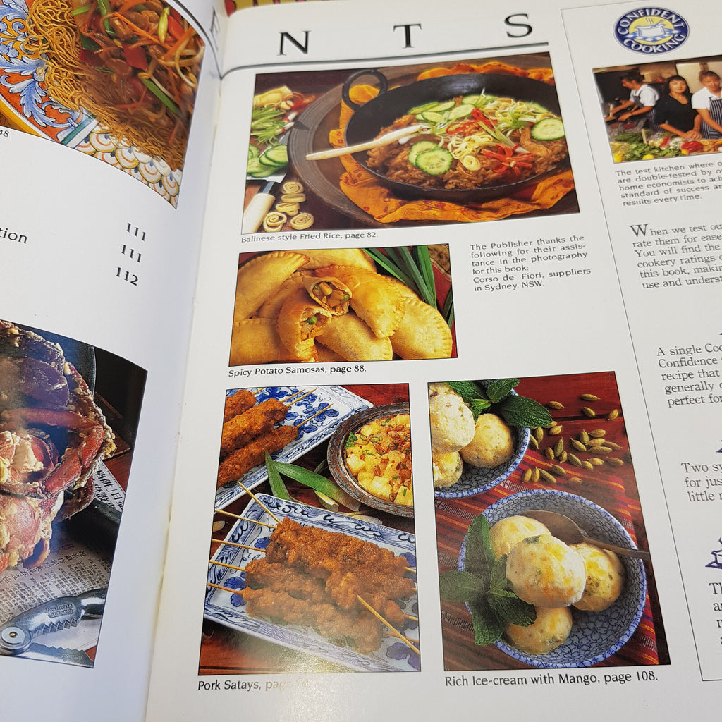 3 x Asian cuisine cookbooks by AWW/Family Circle - paperbacks