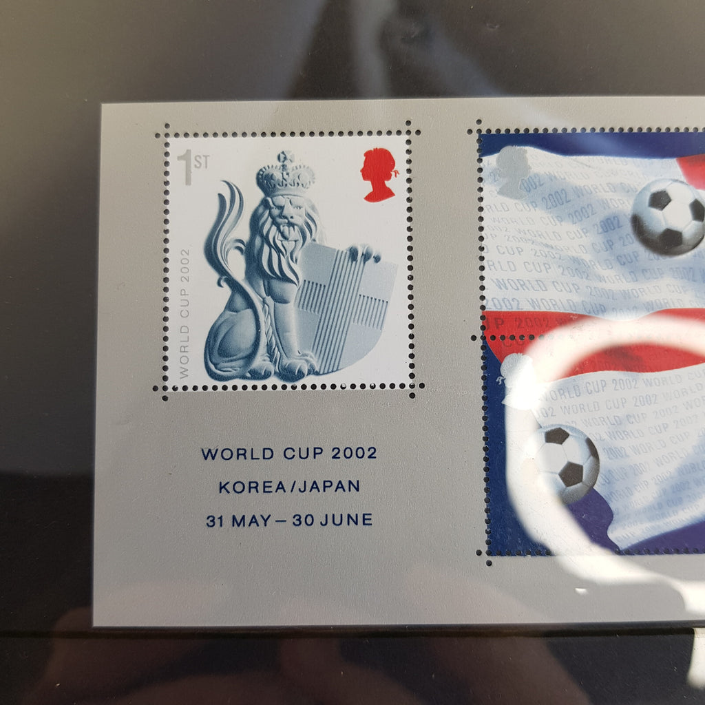 UK GB Royal Mail 2002 World Cup 2002 Korea/Japan set 4 stamps - unused
