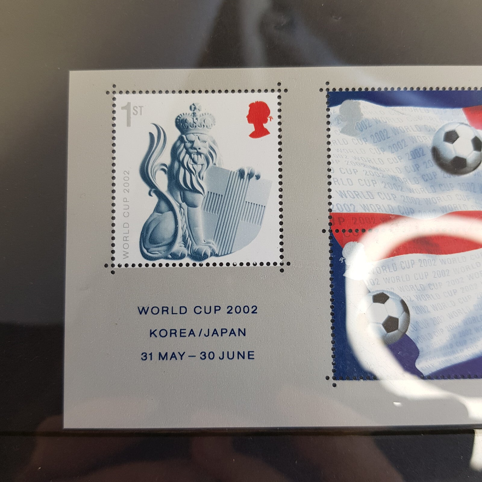 UK GB Royal Mail 2002 World Cup 2002 Korea/Japan set 4 stamps - unused