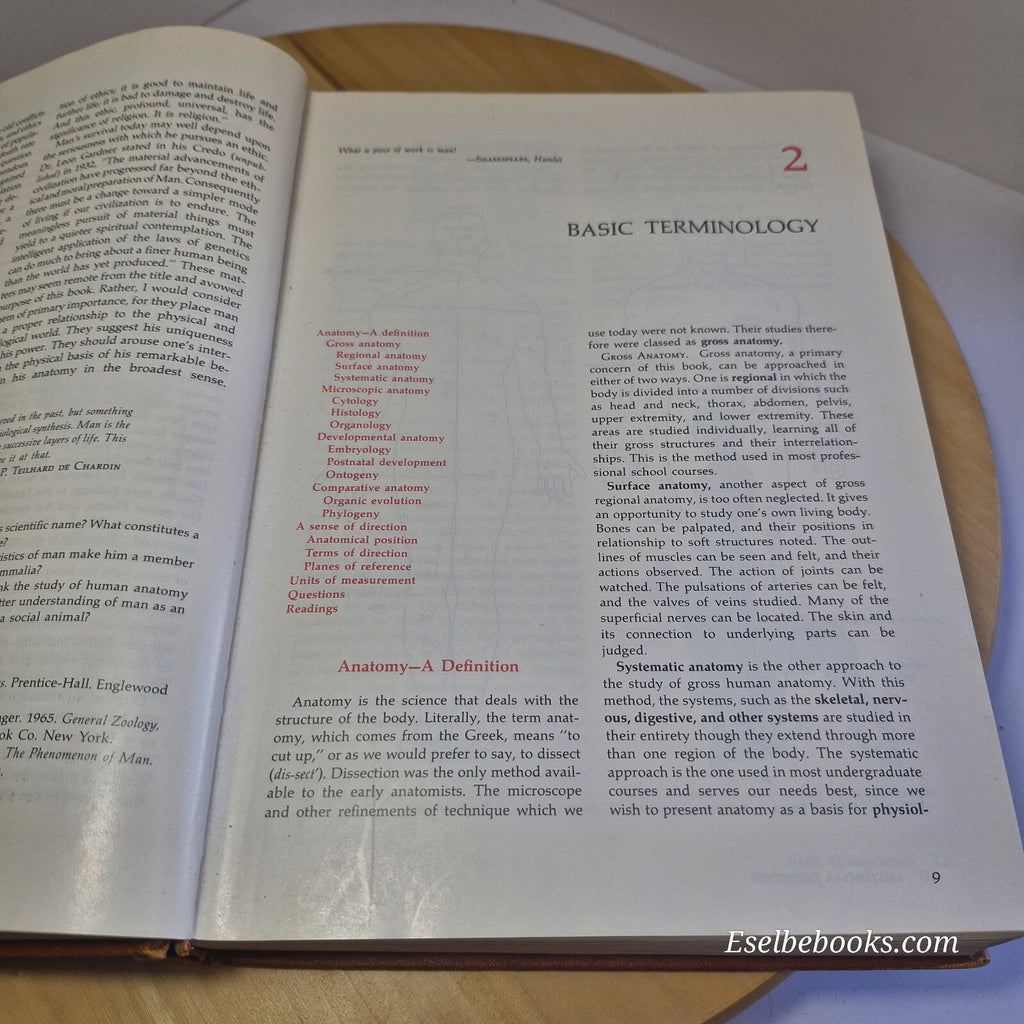 Textbook: Functional Human Anatomy By James Ensign Crouch 3rd edition - hardback