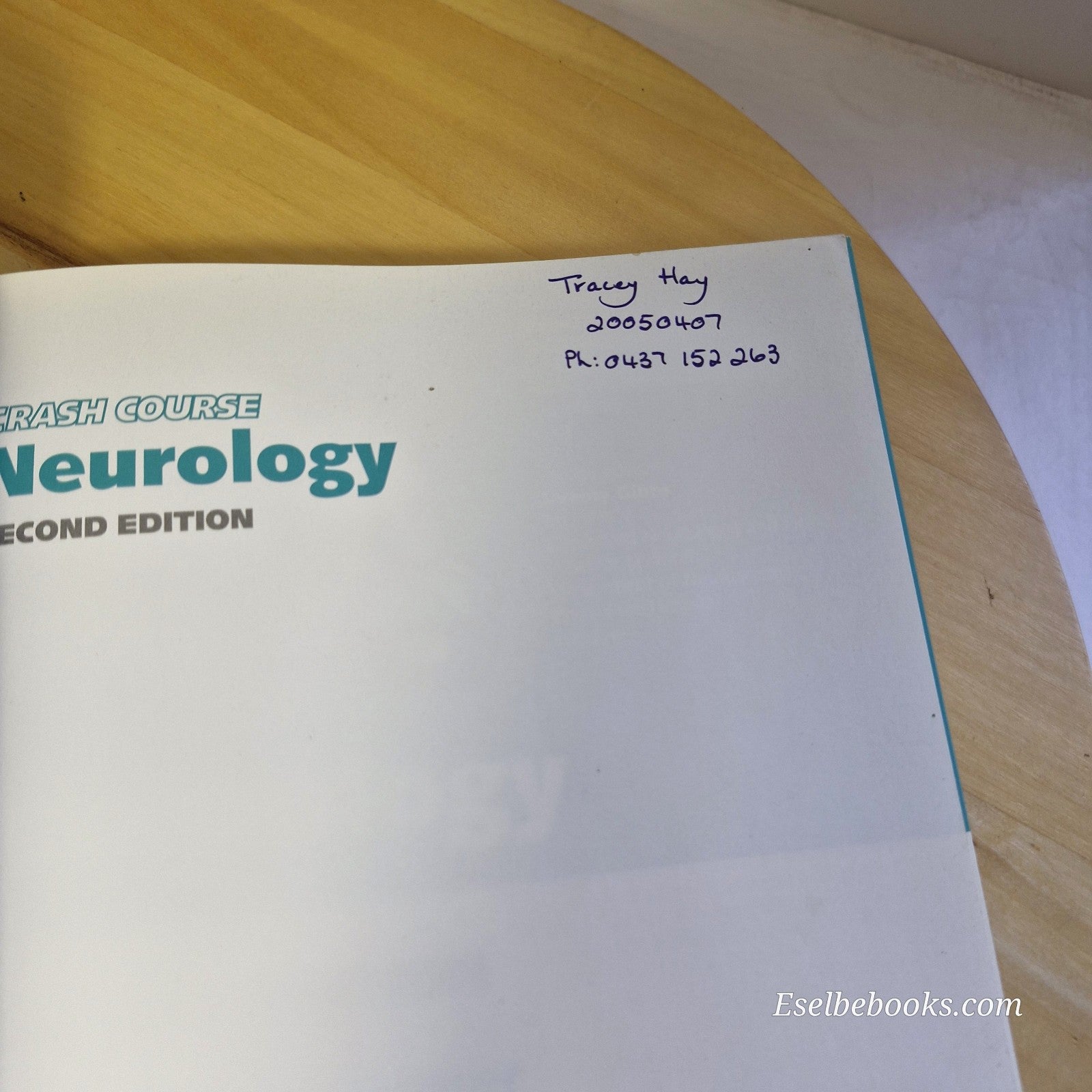 Crash Course: Neurology 2nd Edition by Turner Bahra & Cikruel - paperback