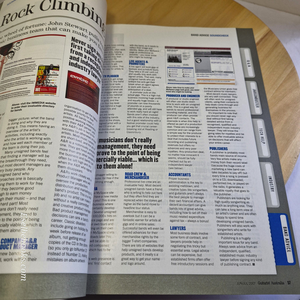 Guitarist Australia magazine Issue 15 June/July 2007 - NO CD