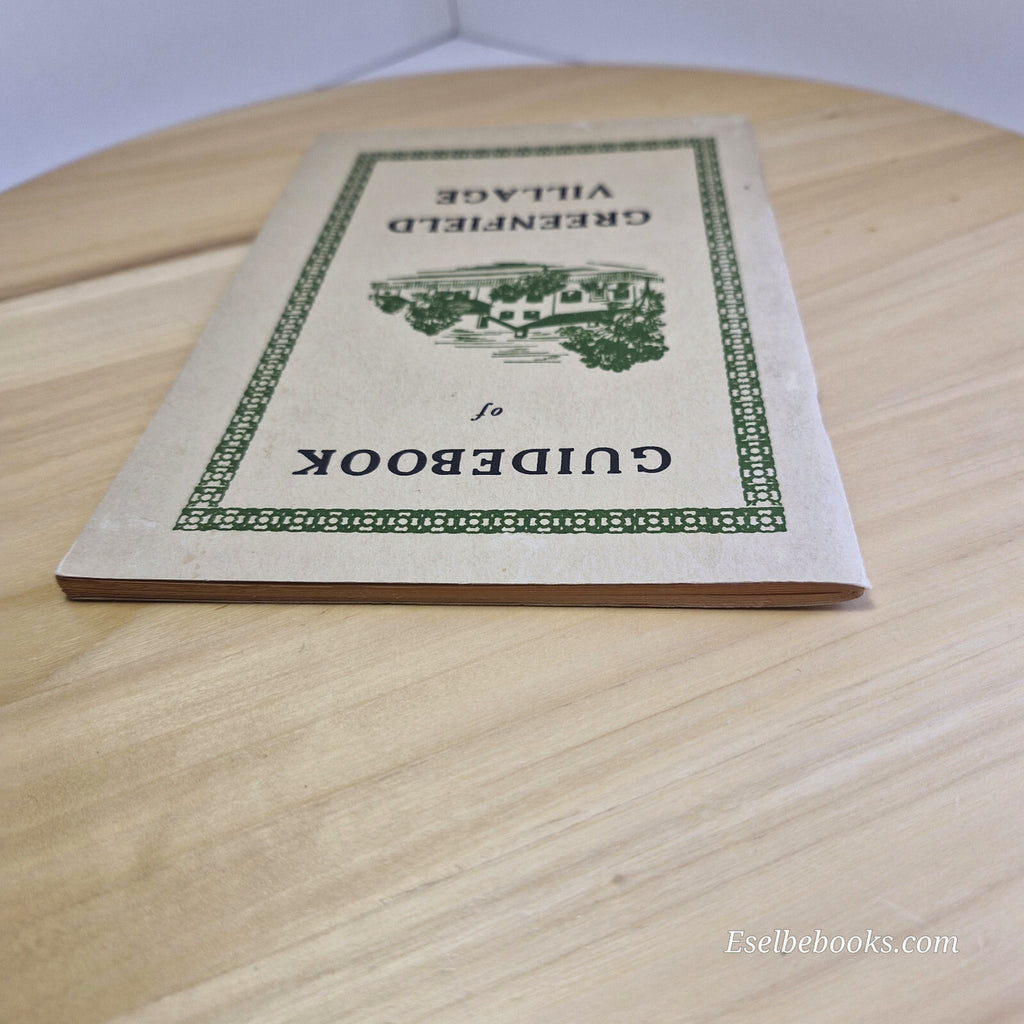 Guidebook of Greenfield Village - vintage paperback