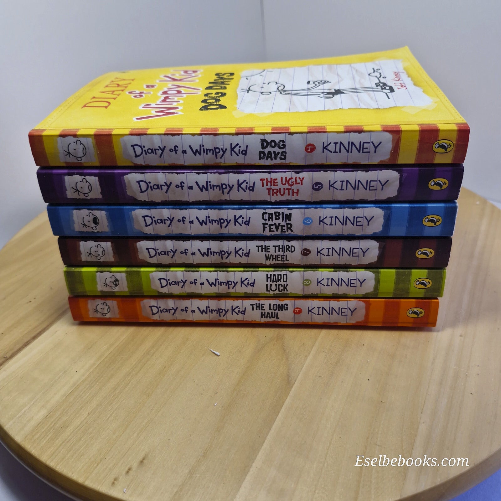 Children's fiction: Diary of a wimpy kid books 4 to 9 (6 books) - paperbacks