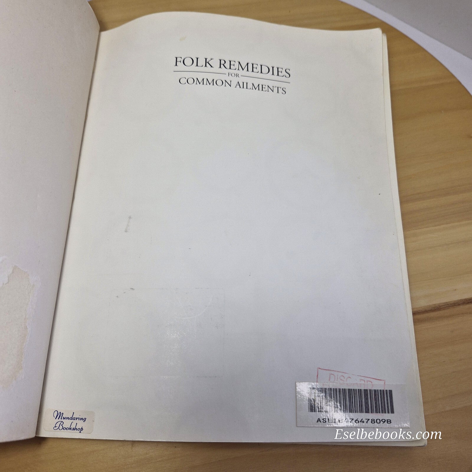 Health: Folk Remedies for Common Ailments By Anne McIntyre · 1994 - paperback