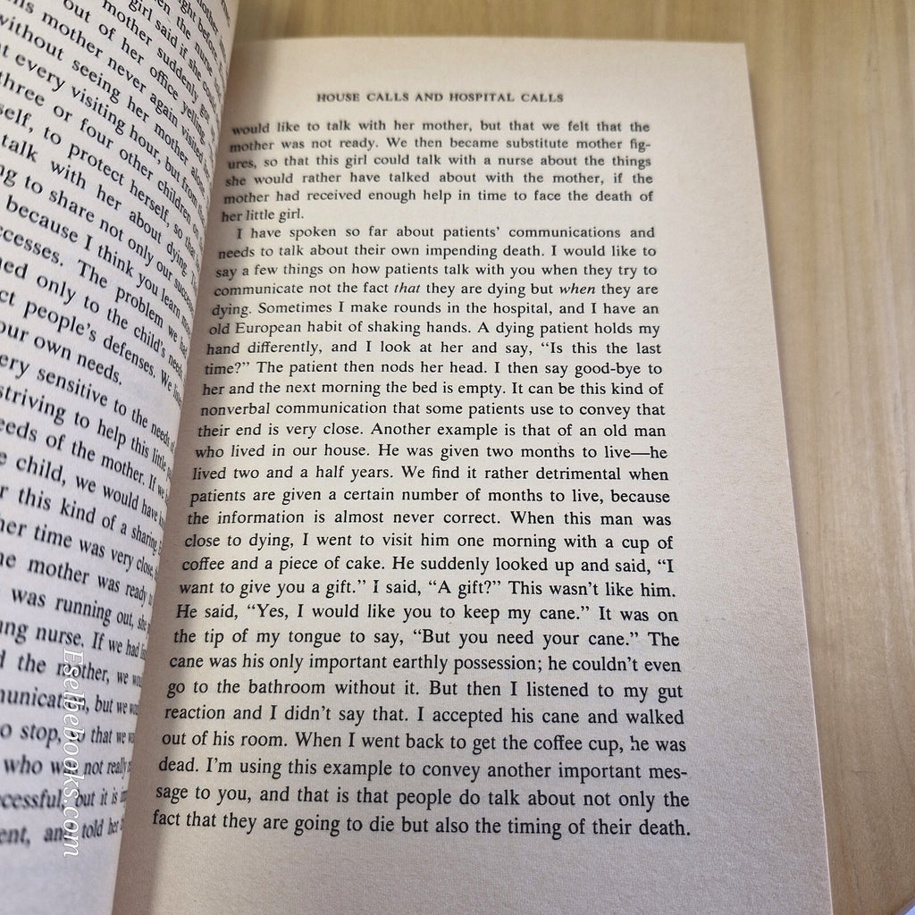 Living with Death and Dying By Elisabeth Kübler-Ross · 1982 - vintage paperback