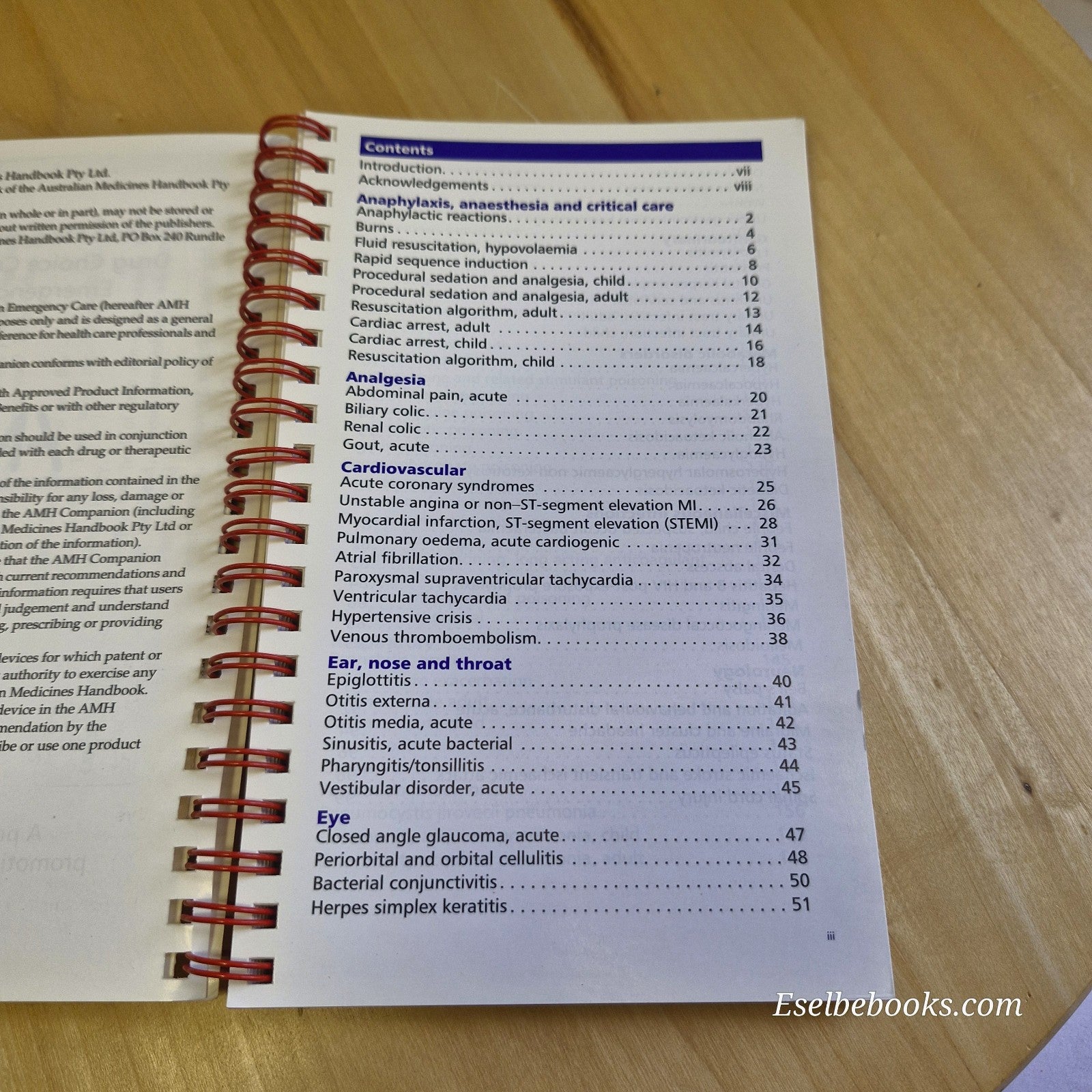 AMH Drug Choice Companion : Emergency Care 3rd ed (Spiral Bound, 2008)