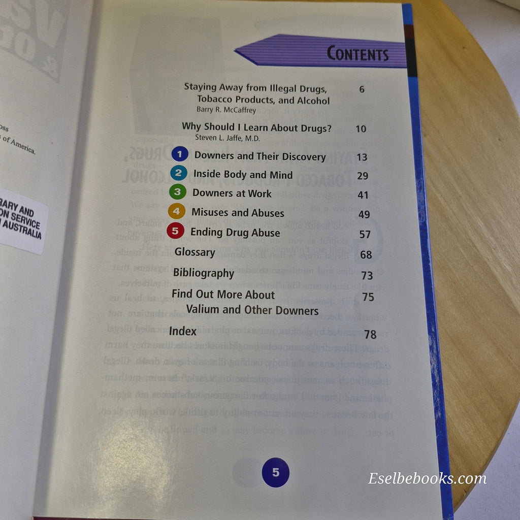 Valium and Other Downers By Cindy Dyson · 1999 - hardback