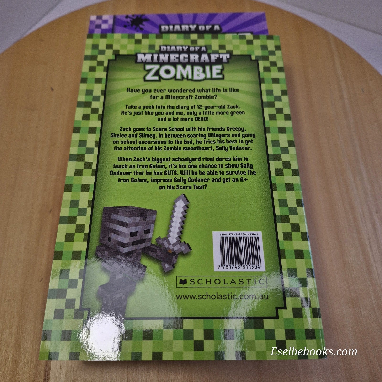 Diary of a Minecraft Zombie Creepy Collection Books 1-4 in slipcase - paperbacks
