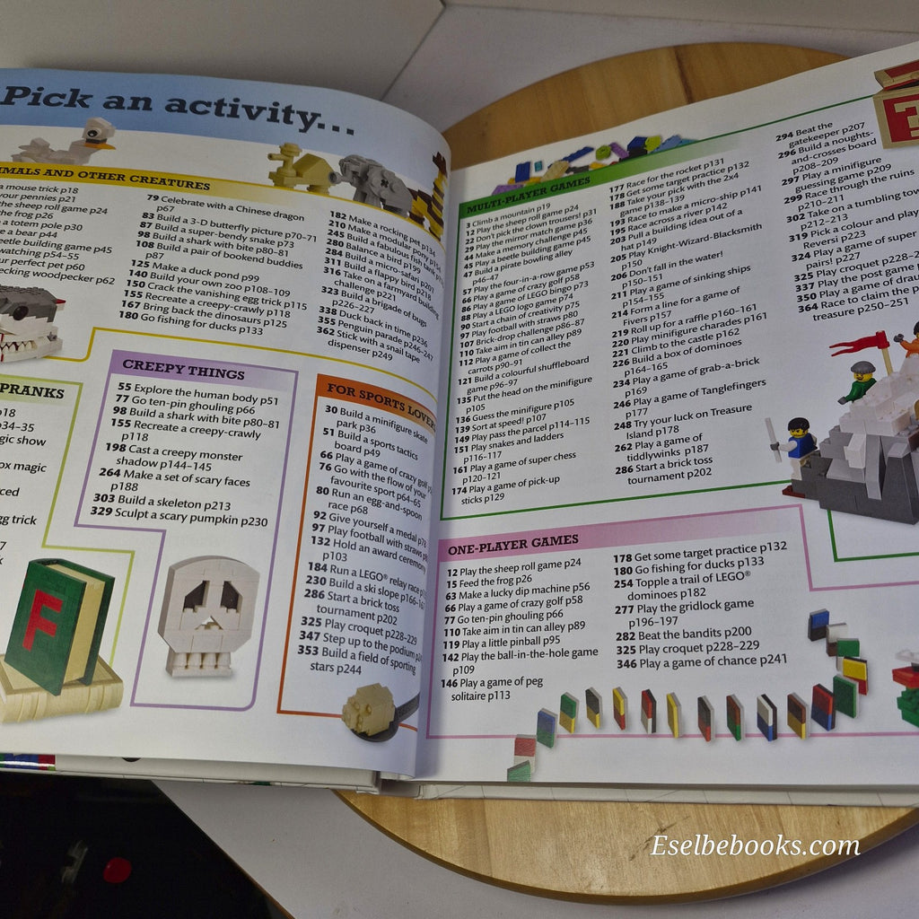 365 Things to Do with Lego Bricks by DK -  NO activity selector and timer