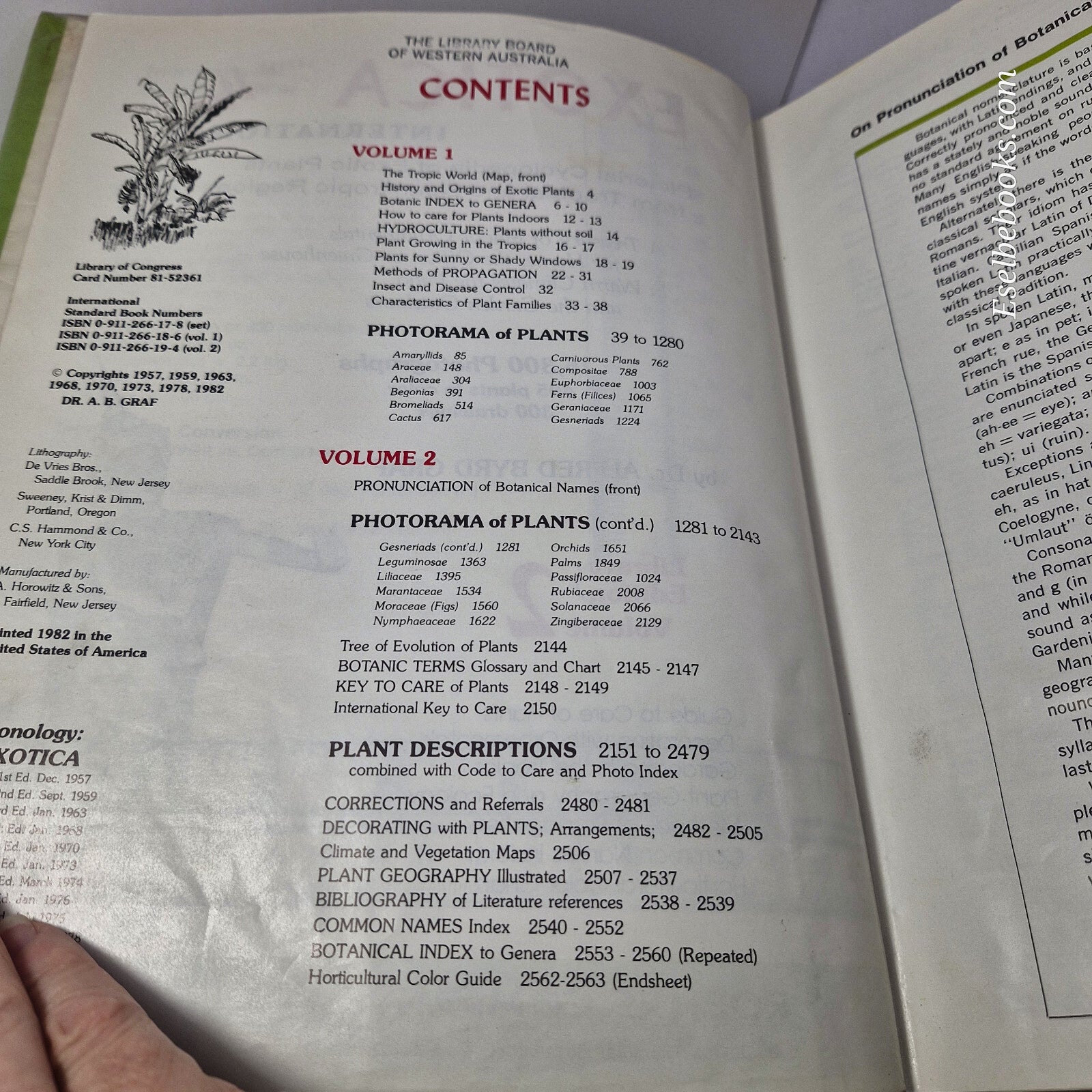 Exotica, Series 4 International Pictorial Cyclopedia of Exotic Plants from Tr...