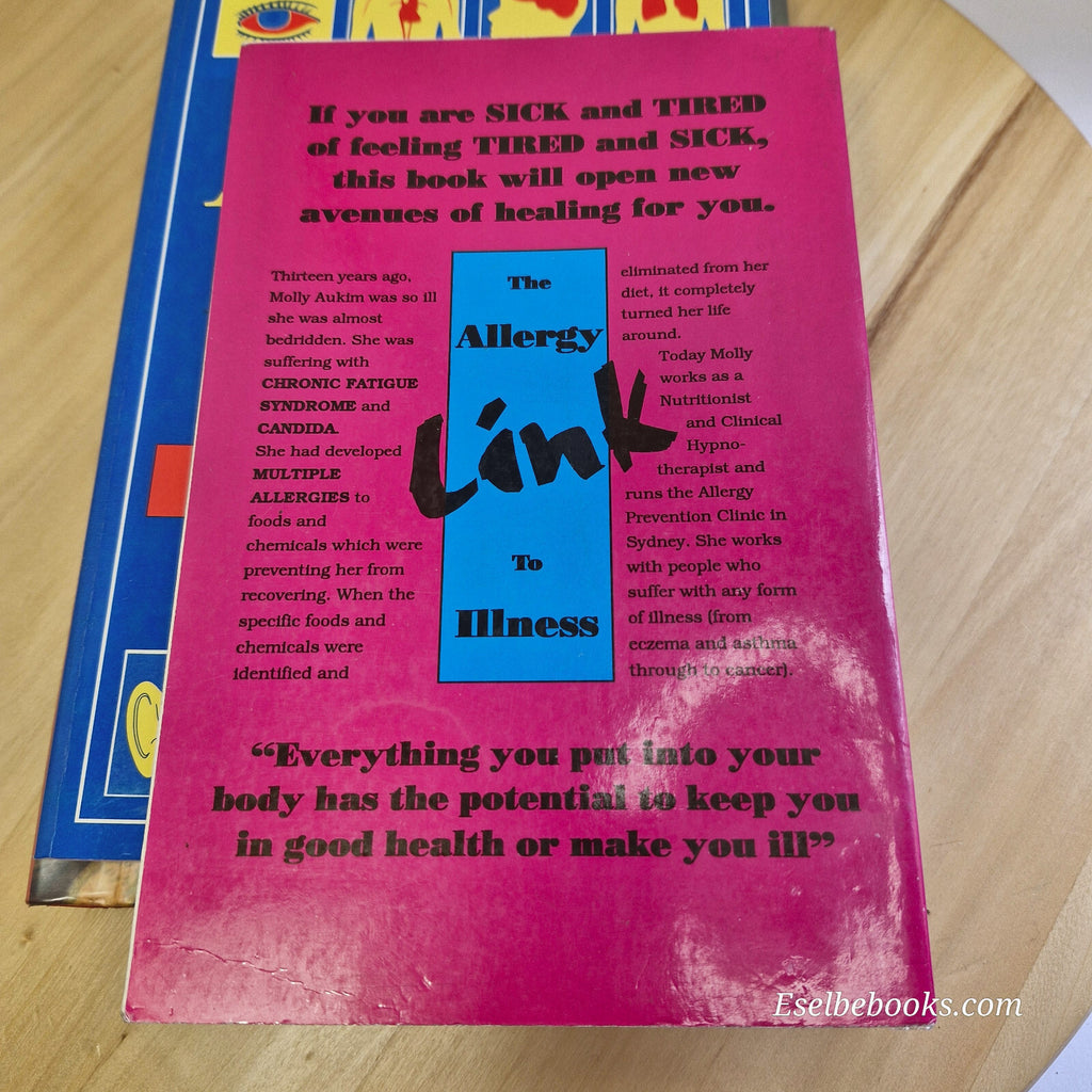 Health: 4 books about allergies and how to identify them - hardback/paperbacks