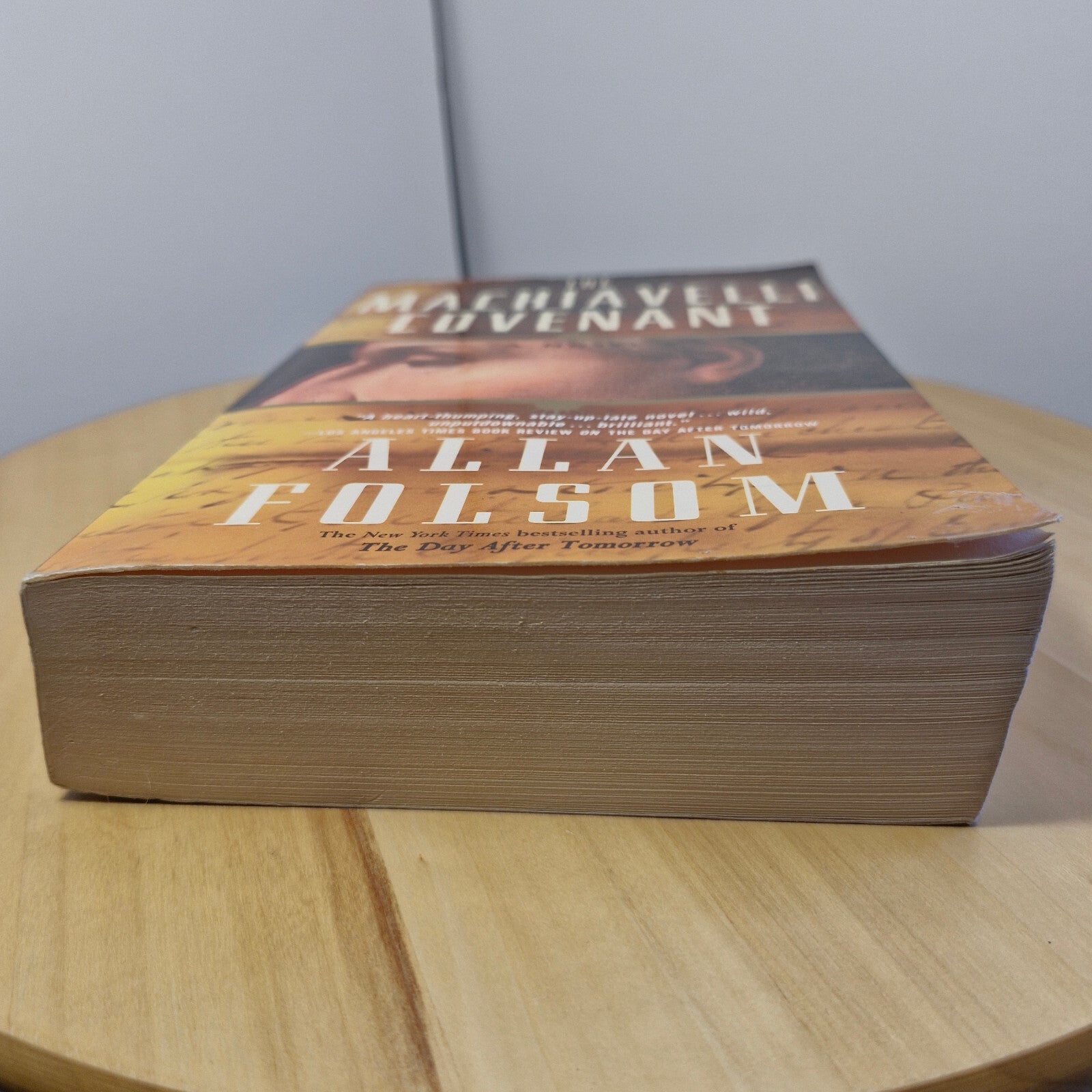 Thriller: The Machiavelli Covenant By Allan Folsom · 2007 - large paperback