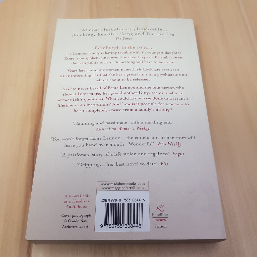 The vanishing act of Esme Lennox - The house by the sea - The misfit  - paper...