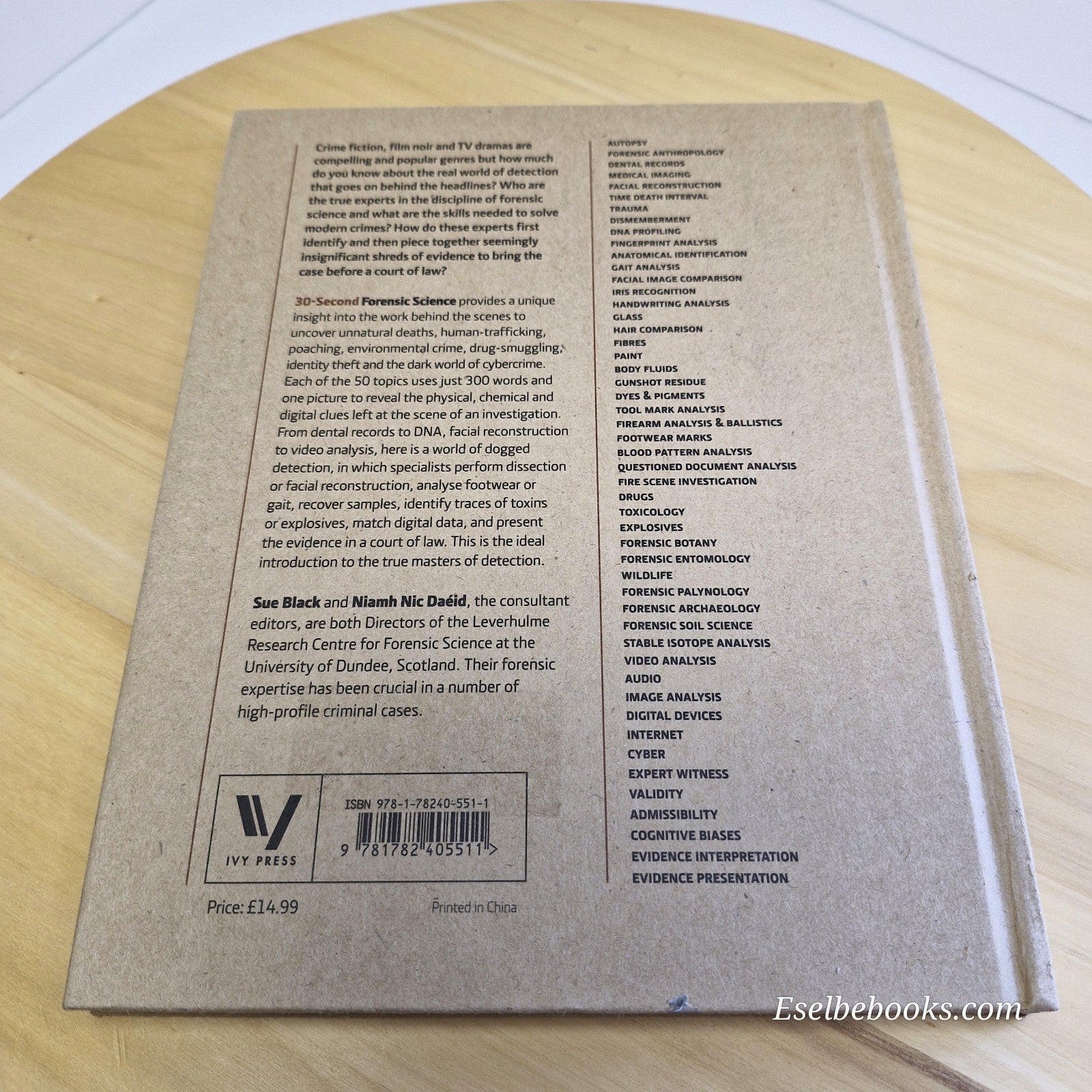 30-Second Forensic Science By Sue Black and Niamh Nic Daeid · 2018