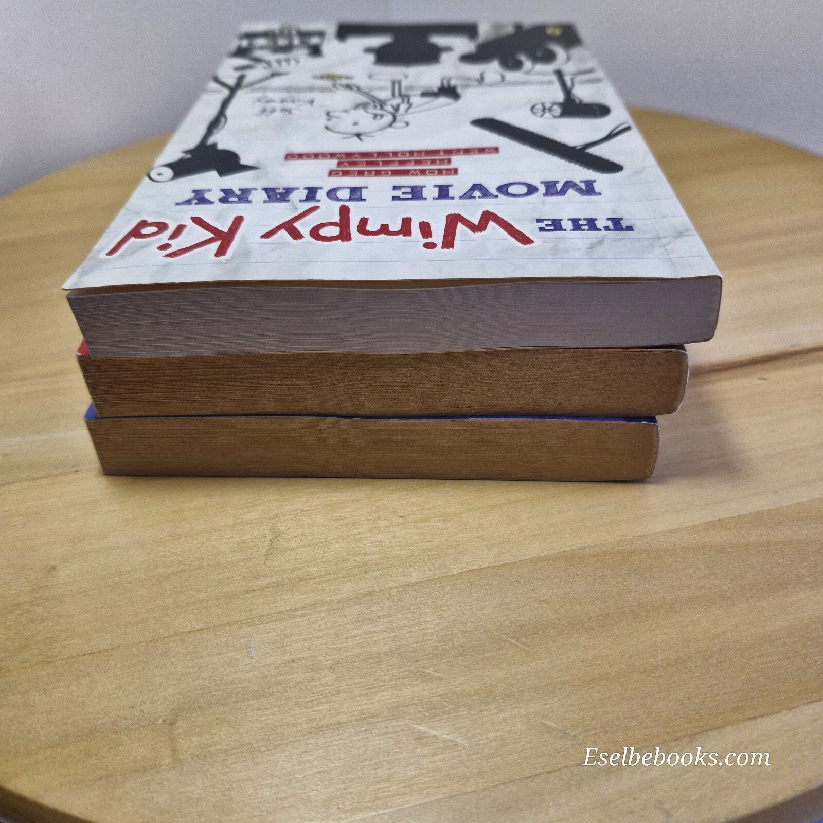Diary of a wimpy kid books 1 and 2 plus The wimpy kid movie diary - paperbacks